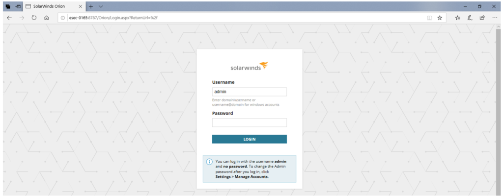 SolarWinds® Network Performance Monitor