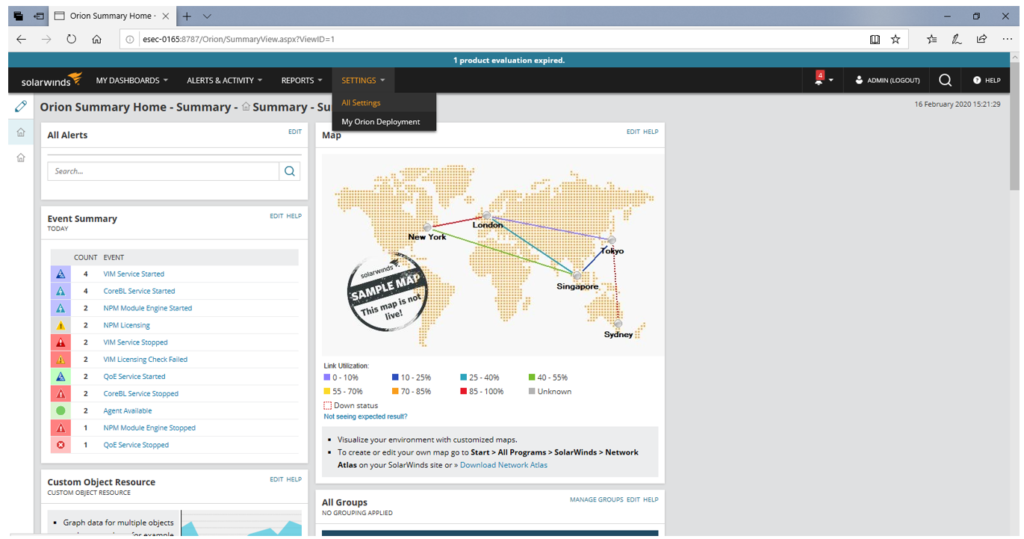 SolarWinds Network Performance Monitor