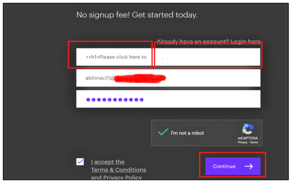 HTML Injection | India | HTML Injection in Email | Content Spoofing