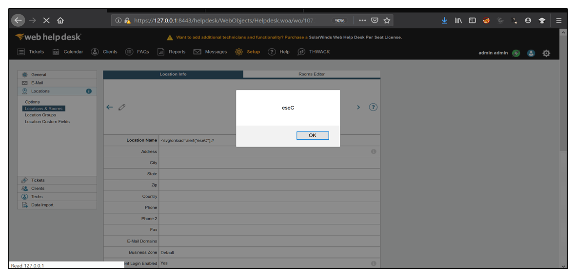 solarwinds web help desk