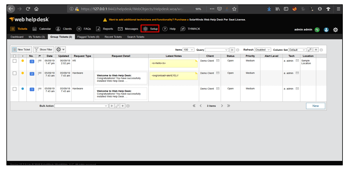 solarwinds web help desk