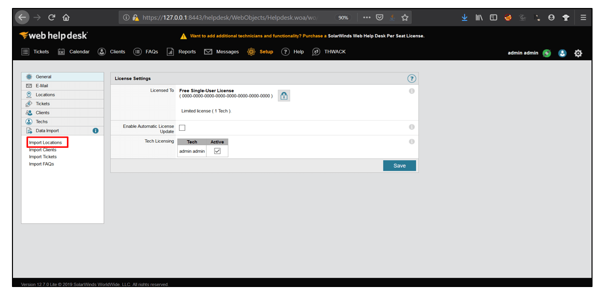 solarwinds web help desk