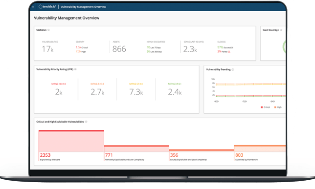 tenable.io dashboard